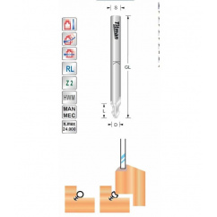 Tochtstrip frees anker D5.5  S6mm | Titman Tools