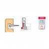 Keyhole bit HW D9.5  S6mm | Titman Tools