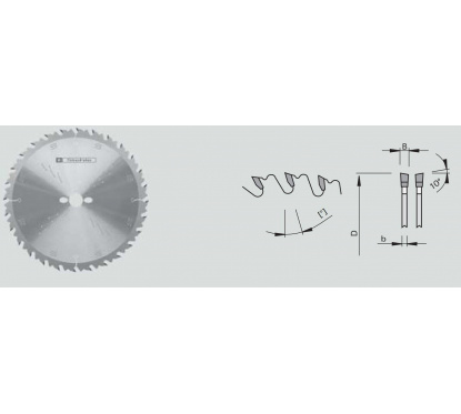 Trimming Saw Blades alternate bevel tooth 400x3,5/2,5x30 Z36