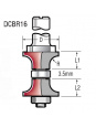 Titman Doppelabrundfräser  R3  S6mm | JVL-Europe