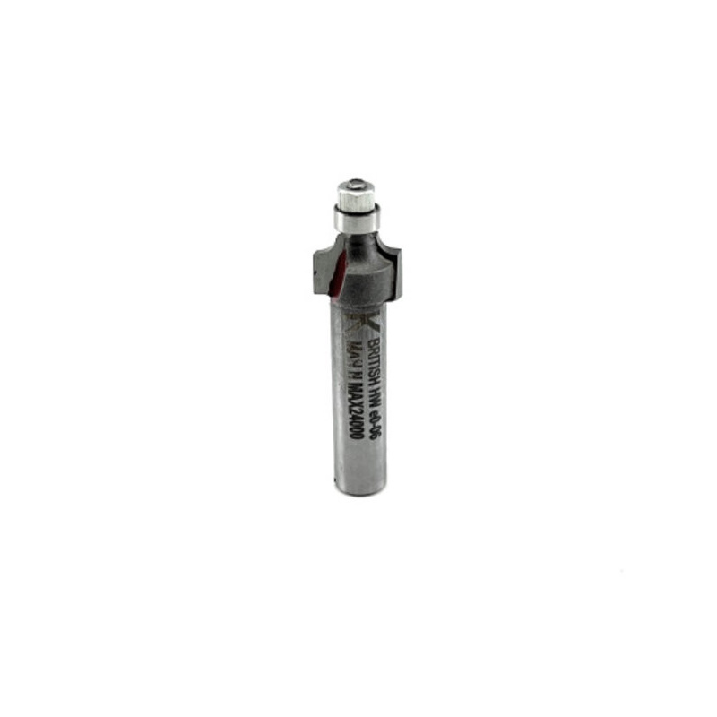Abrundfräser/Lager HW Z2 D16.3 L9 R4 d6.35 S8 | Titman Tools