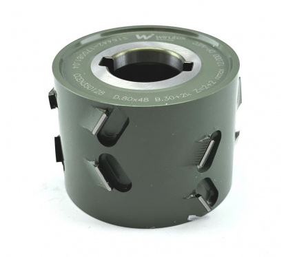 LOW-NOISE 30° degrees pre-milling cutter 80x48x30+2KN   CCEN350128 | Wirutex