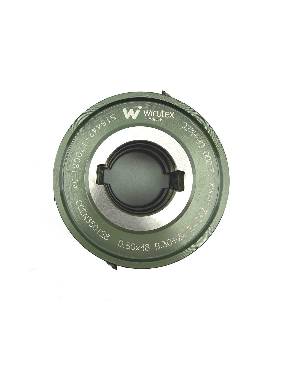 Wirutex LOW-NOISE 45 degrees pre-milling cutter 80x48x30+2KN   CCEN350128 | JVL-Europe