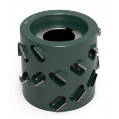 LOW-NOISE PKD 45° Fräskopf 80x65x30+2KN CSEN350086 | Wirutex