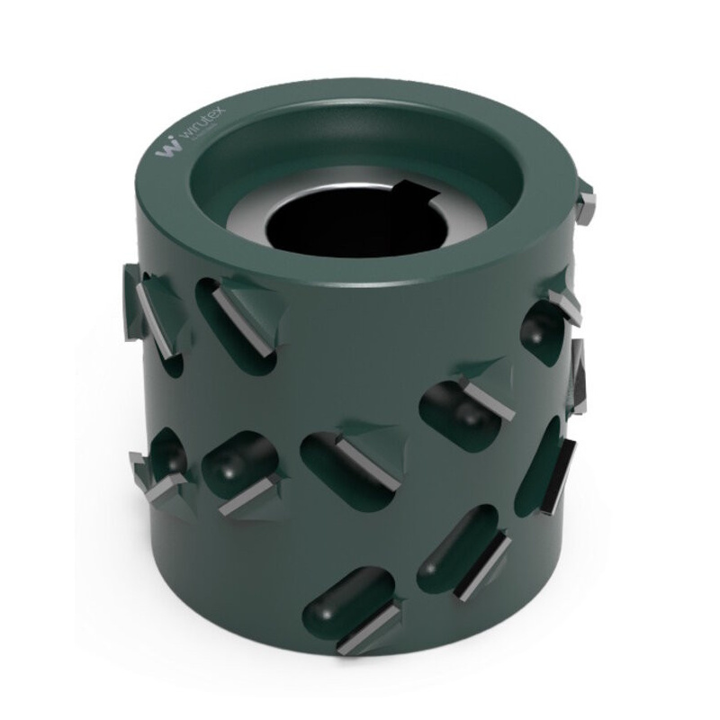 LOW-NOISE 45° diamond pre-milling cutter 80x65x30+2KN CSEN350086 | Wirutex