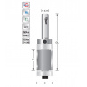 Trimmer D19  S8mm  with bearing top and bottom | Titman Tools