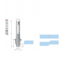 Bevel cutter 75°  S12mm for solid surface | Titman Tools