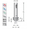 Miniature bevel cutter with bearing  45° D14  S8mm | Titman Tools