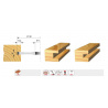 Wisselmes groeffrees TYPE B - 160 x 15 mm asgat 30mm | Stark