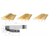 Stark set fresatura pannello controprofilo Foro asse 30mm | Stark