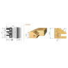 Stark contra-profiel paneelfrees set Asgat 30mm | Stark