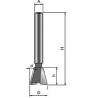 Dovetail bit 19mm   S12mm | JVL Tools