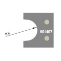 Halbstabfräser set mit messer R  8-9-10mm Bohrung 31,75mm | Stark