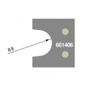 Halbstabfräser set mit messer R  8-9-10mm Bohrung 31,75mm | Stark