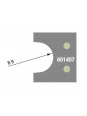 Halfrond freeskop inclusief messen R  8-9-10mm Asgat 40mm Stark | JVL-Europe