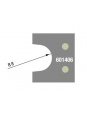 Halfrond freeskop inclusief messen R  8-9-10mm Asgat 40mm Stark | JVL-Europe