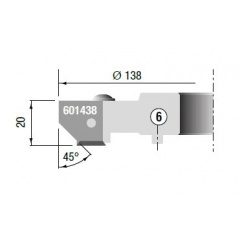 Optionele freeskop nr. 6 voor YS113AZM  Asgat 30mm | Stark