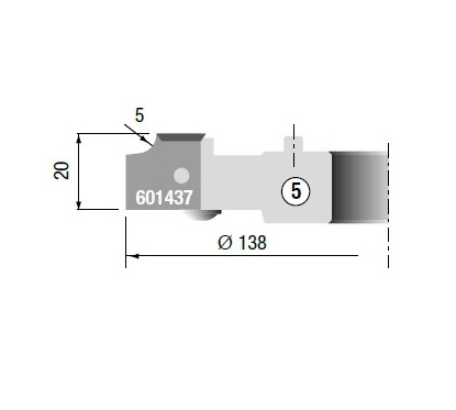 optionele freeskop nr. 5 voor YS113AZM Asgat 1-1/4 inch | Stark