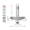 Bevel cutter 30°  S8mm | Titman Tools