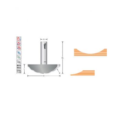 Abplattfräser RPC9 | Titman Tools Abplattfräser RPC9 | Titman Tools
