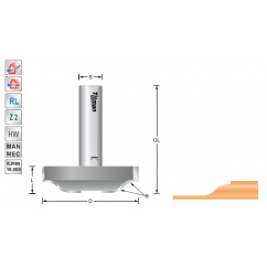 Paneelfrees RPC5 | Titman Tools