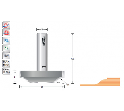 Abplattfräser RPC5 | Titman Tools Abplattfräser RPC5 | Titman Tools