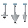 Bevel cutter 15°  S12mm  with bearing  for solid surface | Titman Tools