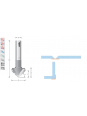 Titman V-Groove cutter for solid surface | JVL-Europe