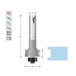 Inlay cutter for solid surface | Titman Tools