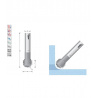 Coving cutter with 90 degrees tangential outlet for solid surface | Titman Tools