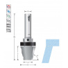 Bevel cutter with bearing D28 S12  for solid surface | Titman Tools