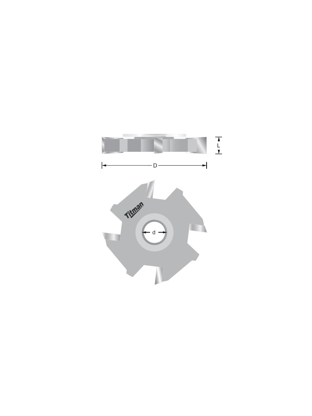 Titman Groover 8mm with internal thread M12x1 | JVL-Europe