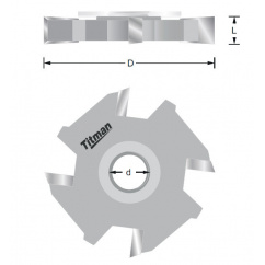 Schijffrees 11mm Binnendraad M12x1 | Titman Tools