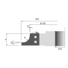 Quarter round cutterhead (R5 included)  Bore 40mm | Stark
