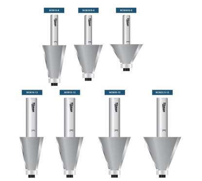 Fasefrees 30° S8mm met grote snijlengte en lager | Titman Tools Fasefrees 30° S8mm met grote snijlengte en lager | Titman Tools