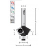 Replacement tip bevel cutter 80°  S8mm with bearing | Titman Tools