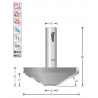 Bevel cutter 45°  S12mm heavy duty | Titman Tools