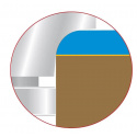 Rounding over cutter with extended cutting edge R2 S8mm | Titman Tools