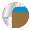 Afrondfrees met taps toelopende snijder R3 S6mm | Titman Tools