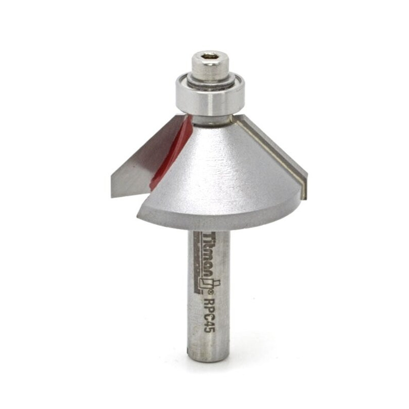 Fasefrees - afschuinfrees 45°  S8mm | Titman Tools