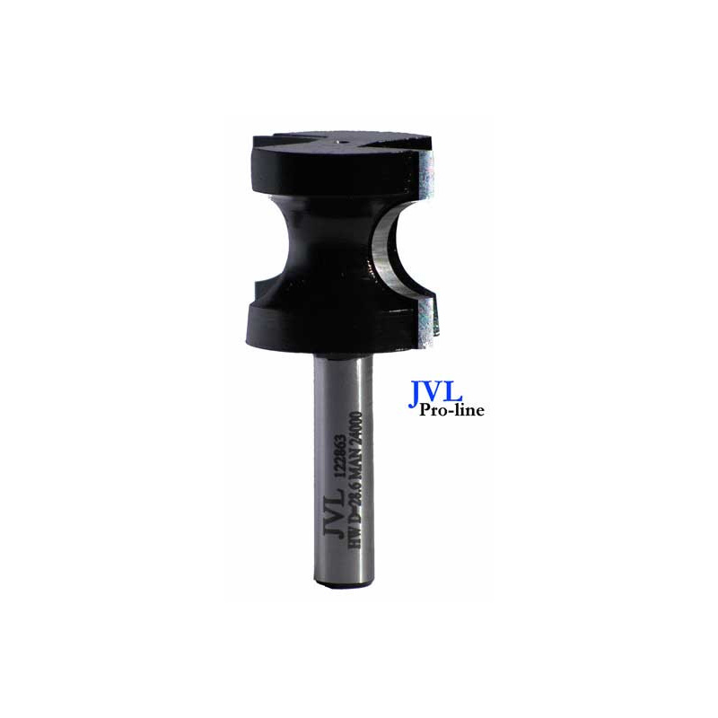 Virutex JVL pro-line Halfrondfrees 28.6mm | JVL-Europe