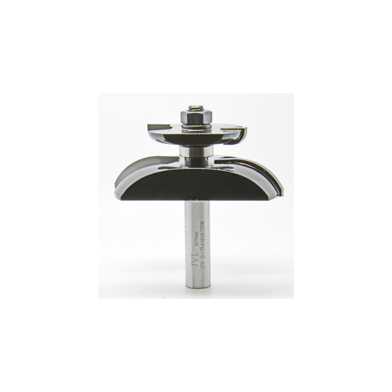 JVL raised panel cove bit with backcutter 79.4mm | JVL Tools