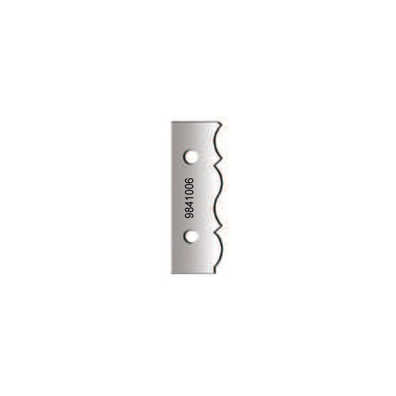Set of 2 profile carbide blades for VIRUTEX FR98H  9841006 | Virutex