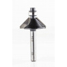 Chamfer cutter with ball bearing 45 deg. 28.6 mm | ENT
