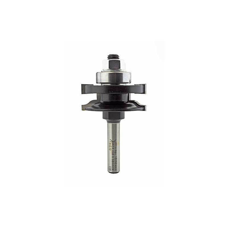 Rail- & Stile Cutter Chamfer TC. Type B 8 mm shank | ENT