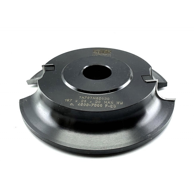 Stark quarter round cutterhead R15 Bore 30mm | JVL-Europe