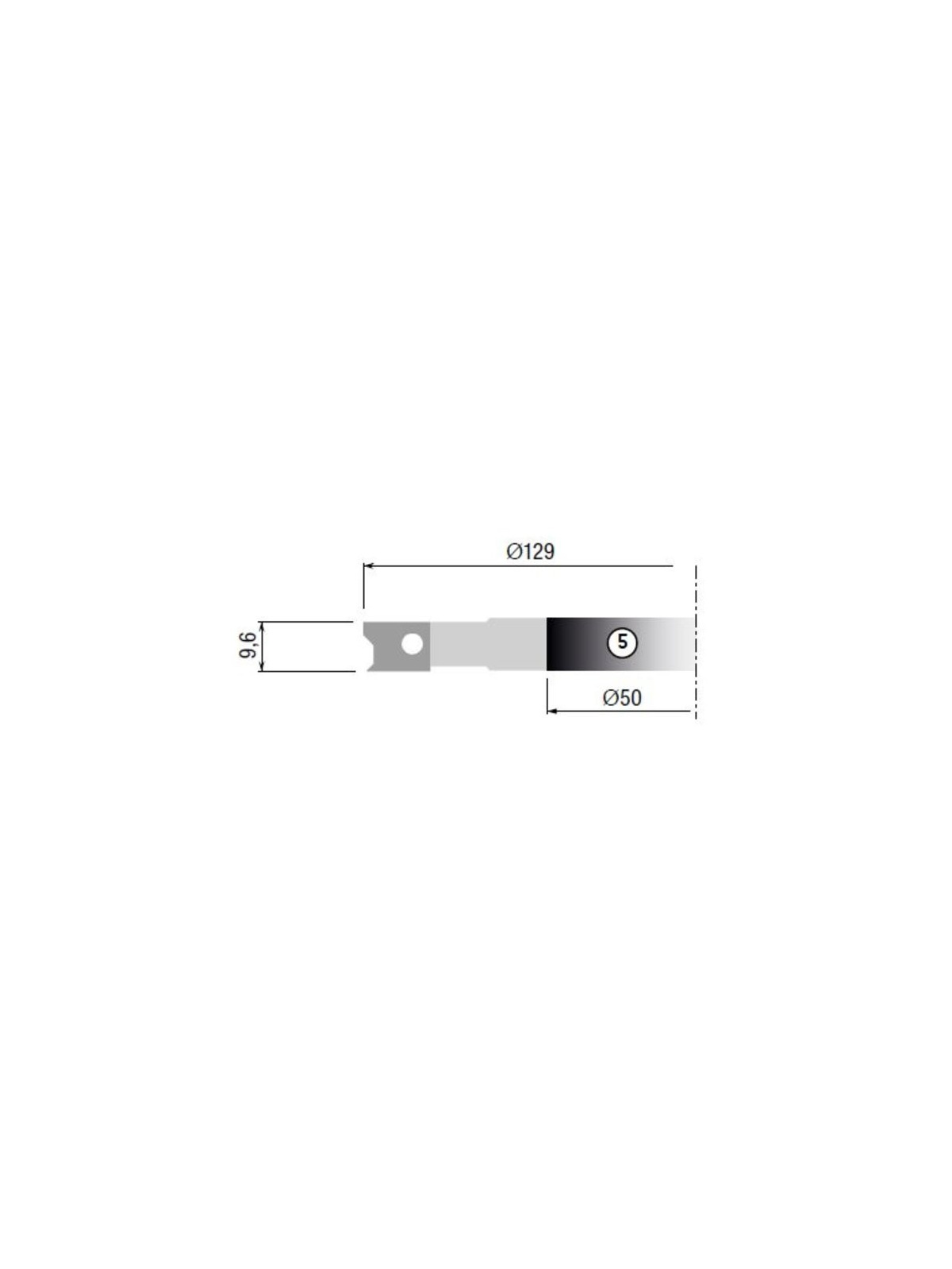 Stark Optional cutter no. 5 for TH20TM60 129X9,6X40 | JVL-Europe
