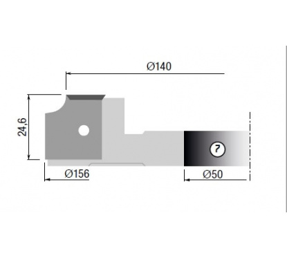 Optionele freeskop nr. 7 voor TH20TM60 156X24,6X40 Stark | JVL-Europe