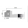 Optional cutter no. 7 for TH20TM60 156X24,6X50 Z2 | Stark