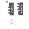 Adjustable jointing cutterhead (type 1)  Bore 40mm | Stark